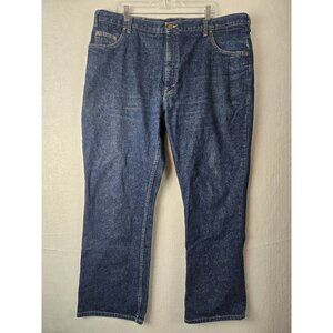Long Haul Mens Jeans Size 44 x 32 Cotton Blue‎